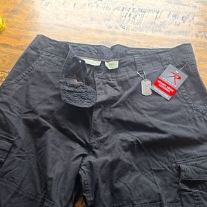Rothco Cotton Cargo Shorts XL Black